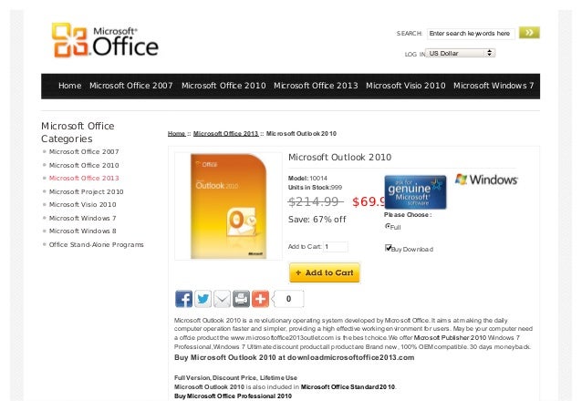buy outlook 2010